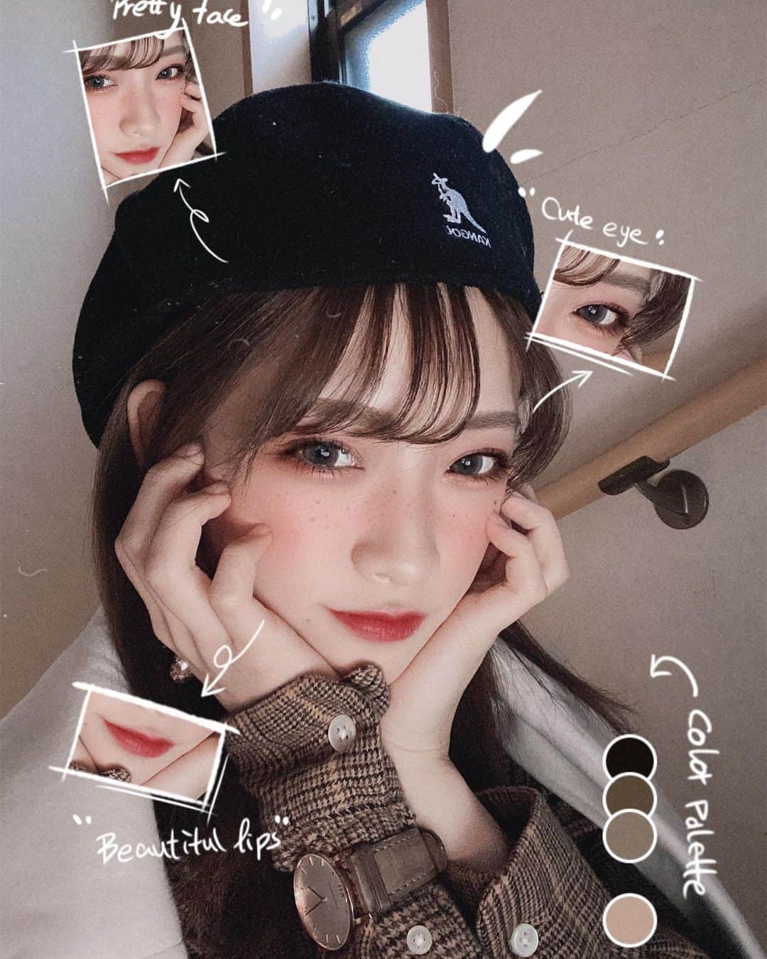 市川愛美のインスタグラム：「. . 更新頻度オリンピック並みでごめんなさい。 家の階段ですが個人的にこのフィルターがお気に入りなので載せてみる。 インスタの更新度あげるのを目標にします！☺︎ . #ユーライク#自撮り#kangol #メンズシャツ#GU#そばかす#フィルター#家の階段#ハッシュタグ難しい」