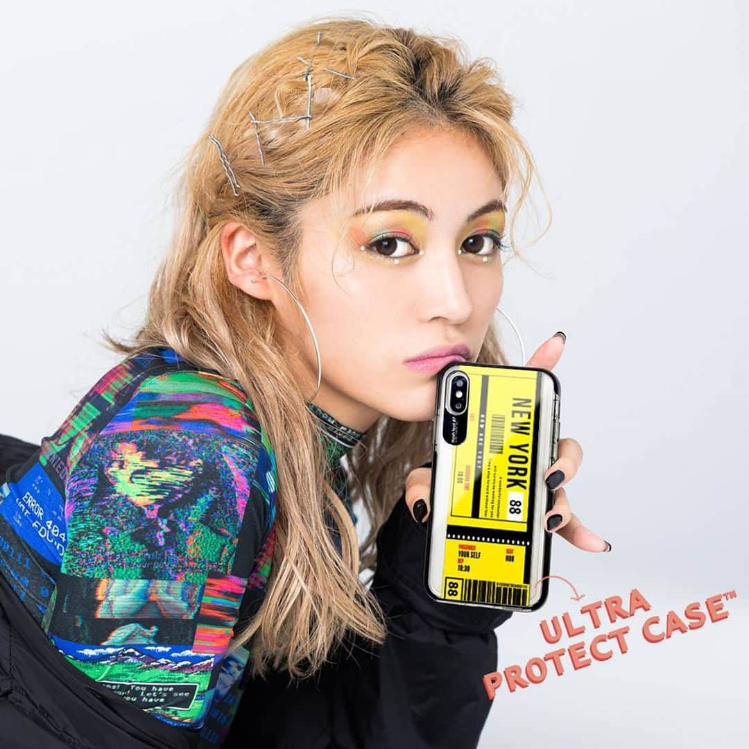 楓さんのインスタグラム写真 - (楓Instagram)「Hashfeat.Fから衝撃に強い ULTRA PROTECT CASE™をベースに 新デザインのケースがリリースされますよ🙊✨ 日本初の衝撃吸収機能らしいので スマホを守りたいかたは是非チェックしてみてください😎!!! #hashfeat #ハッシュフィート #f #ultra #protect #case #design」12月18日 17時55分 - kaede_