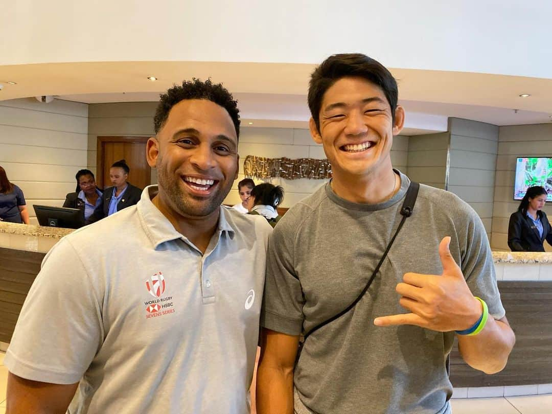 藤田慶和さんのインスタグラム写真 - (藤田慶和Instagram)「Arigato @max10ghl 🙏 #セブンズ #日本代表 #sevens #japan #capetown #capetown7s #southafrica #南アフリカ #ケープタウン #リエゾン #ありがとう #感謝」12月18日 18時06分 - yoshikazu15