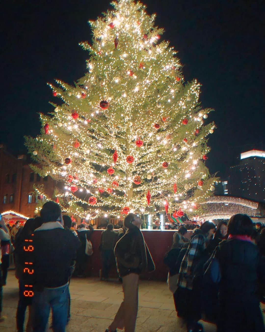 平アスカさんのインスタグラム写真 - (平アスカInstagram)「. もうすぐクリスマスだね🎄🎅🏽 赤レンガ倉庫にあるツリーがわっぜ綺麗だった、、🥰✨ クリスマスなんてもうあっとゆう間にすぎてすーぐお正月が来ちゃうからいまのうちにクリスマス感味わっとこう‼️😆 #もうすぐクリスマス　#christmas #赤レンガ倉庫」12月18日 18時33分 - asucataira