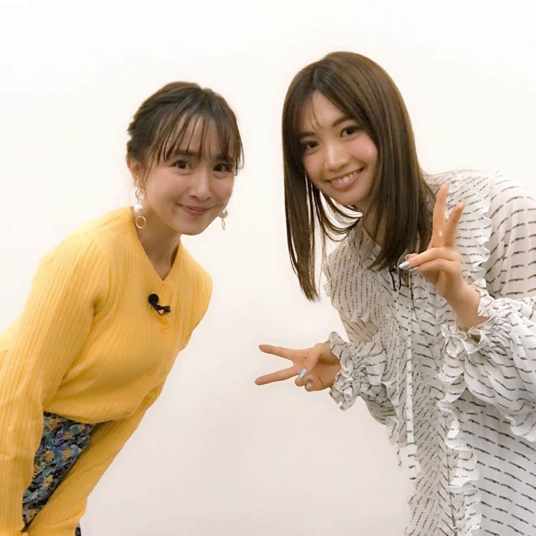 山川恵里佳さんのインスタグラム写真 - (山川恵里佳Instagram)「: : カイモノラボのロケとスタジオで一緒だった @anrigento ちゃん❤︎ : かわいい♡究極の癒し系♡脚長い😍 : カイモノラボはTBS系列で深夜放送だよ★ : : #カイモノラボ#通販番組#源藤アンリ#カイモニスタ#深夜番組」12月18日 22時40分 - erika_3_official