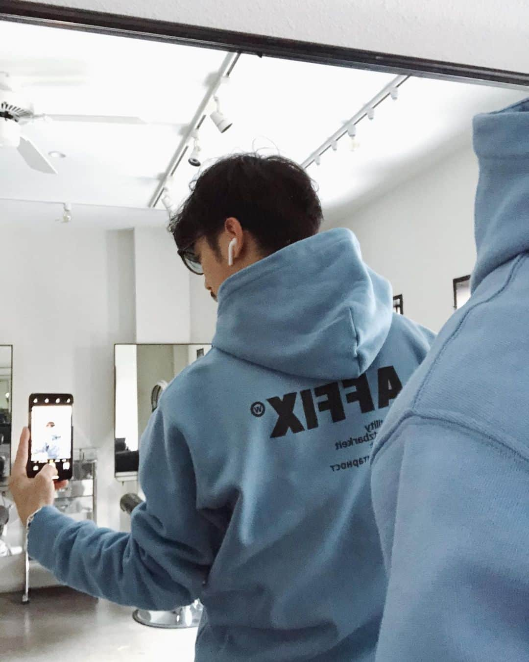 陣内勇人さんのインスタグラム写真 - (陣内勇人Instagram)「back  @affixworks #affix #hoodie」12月19日 9時28分 - hayato.jinnouchi