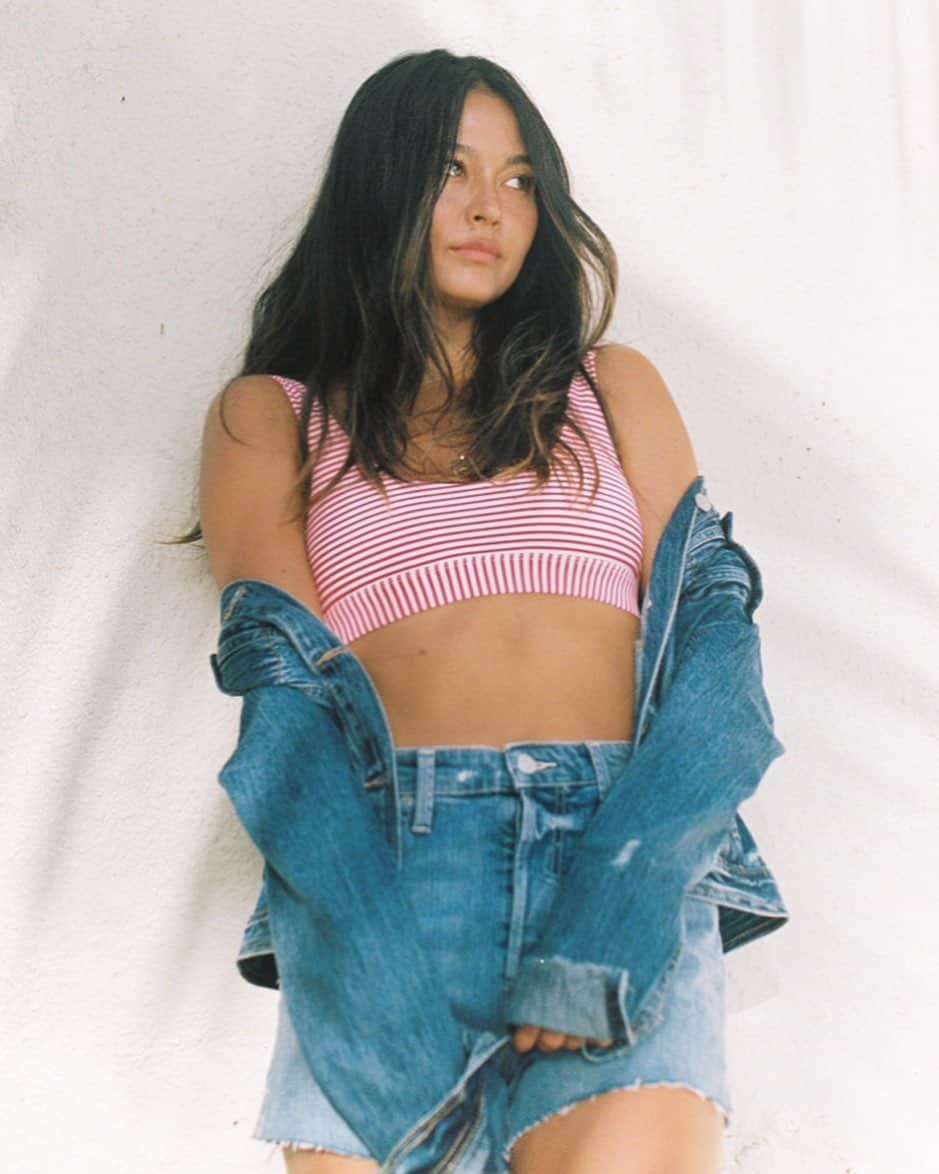 Tamikoのインスタグラム：「🍒 for @guavashop in @ailablue by @mermaidlove808 #35mm #denim」