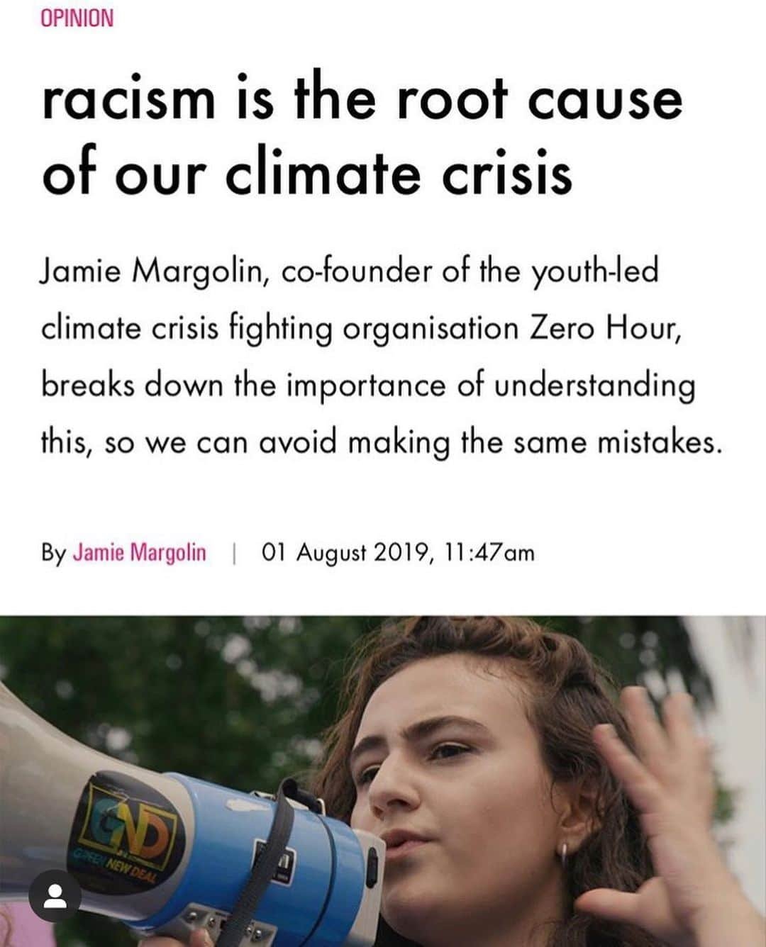 マット・マクゴリーさんのインスタグラム写真 - (マット・マクゴリーInstagram)「“The climate crisis is not a new monster -- it is all the problems with our extractive colonial racist capitalist system coming together into one big supervillain. So if we want to survive this thing, we’re going to have to dig deep and get to the roots. We have centuries of damage to undo, so it’s time to get started.” # And we need collective mass-based movements to tackle these issues. It cannot be done in isolation, or simply by individual lifestyle choices. While the latter is important, we will not be able to build the power necessary to contest the fucked up systems unless we are supporting organizations and movement for Climate Justice. And these movements must also be supporting racial, economic, and gender justice all together. It is all linked. #  Repost from @jamie_s_margolin - “When will I stop ranting about how the climate crisis is intertwined with all other issues?⁣ ⁣ When our leaders, politicians, and the media GET IT and start addressing every other issue on earth through the lenses of climate change.⁣ ⁣ Honored to be doing a series of articles for @i_d / @vice about #climatejustice , more to come!”」12月19日 5時29分 - mattmcgorry