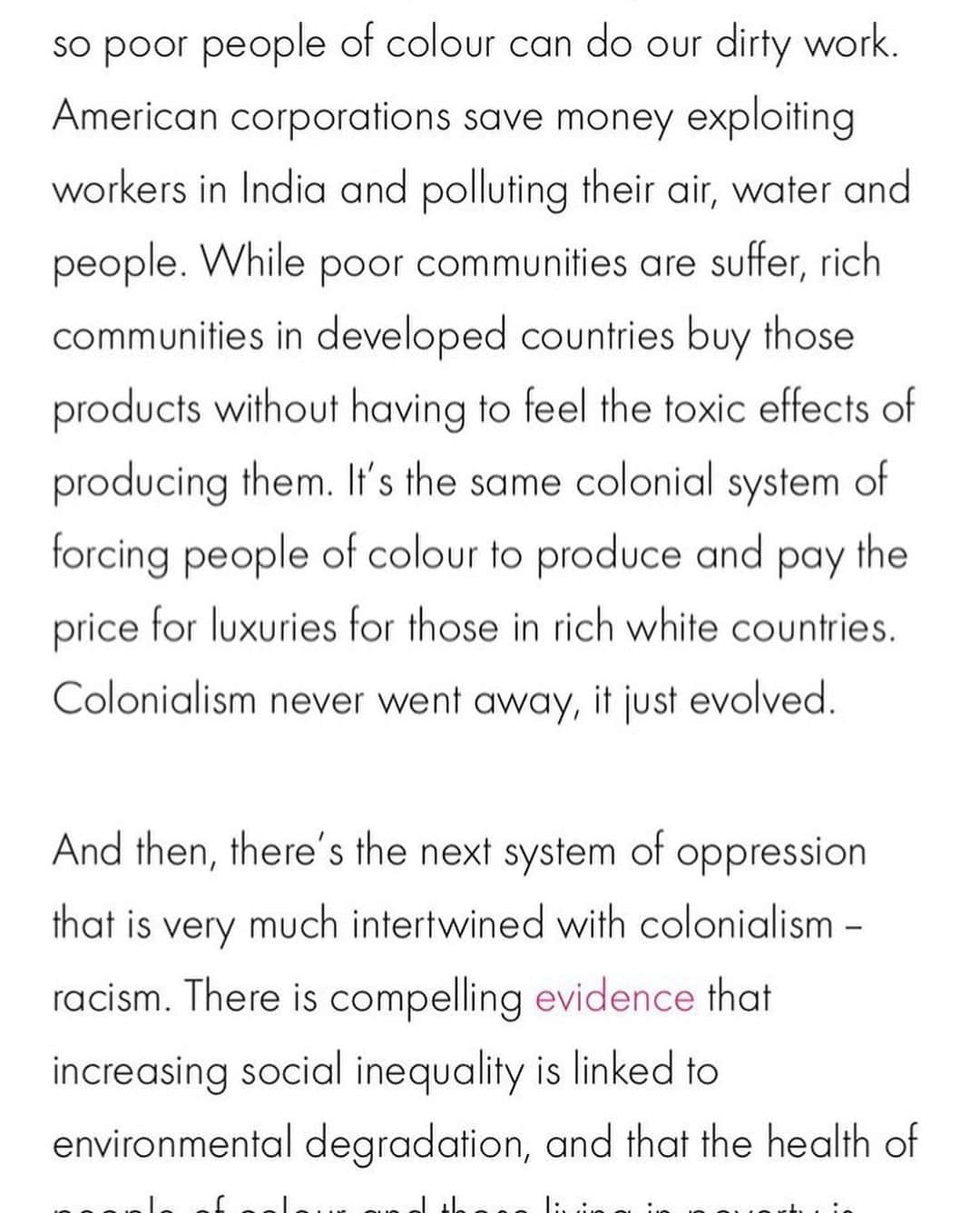 マット・マクゴリーさんのインスタグラム写真 - (マット・マクゴリーInstagram)「“The climate crisis is not a new monster -- it is all the problems with our extractive colonial racist capitalist system coming together into one big supervillain. So if we want to survive this thing, we’re going to have to dig deep and get to the roots. We have centuries of damage to undo, so it’s time to get started.” # And we need collective mass-based movements to tackle these issues. It cannot be done in isolation, or simply by individual lifestyle choices. While the latter is important, we will not be able to build the power necessary to contest the fucked up systems unless we are supporting organizations and movement for Climate Justice. And these movements must also be supporting racial, economic, and gender justice all together. It is all linked. #  Repost from @jamie_s_margolin - “When will I stop ranting about how the climate crisis is intertwined with all other issues?⁣ ⁣ When our leaders, politicians, and the media GET IT and start addressing every other issue on earth through the lenses of climate change.⁣ ⁣ Honored to be doing a series of articles for @i_d / @vice about #climatejustice , more to come!”」12月19日 5時29分 - mattmcgorry