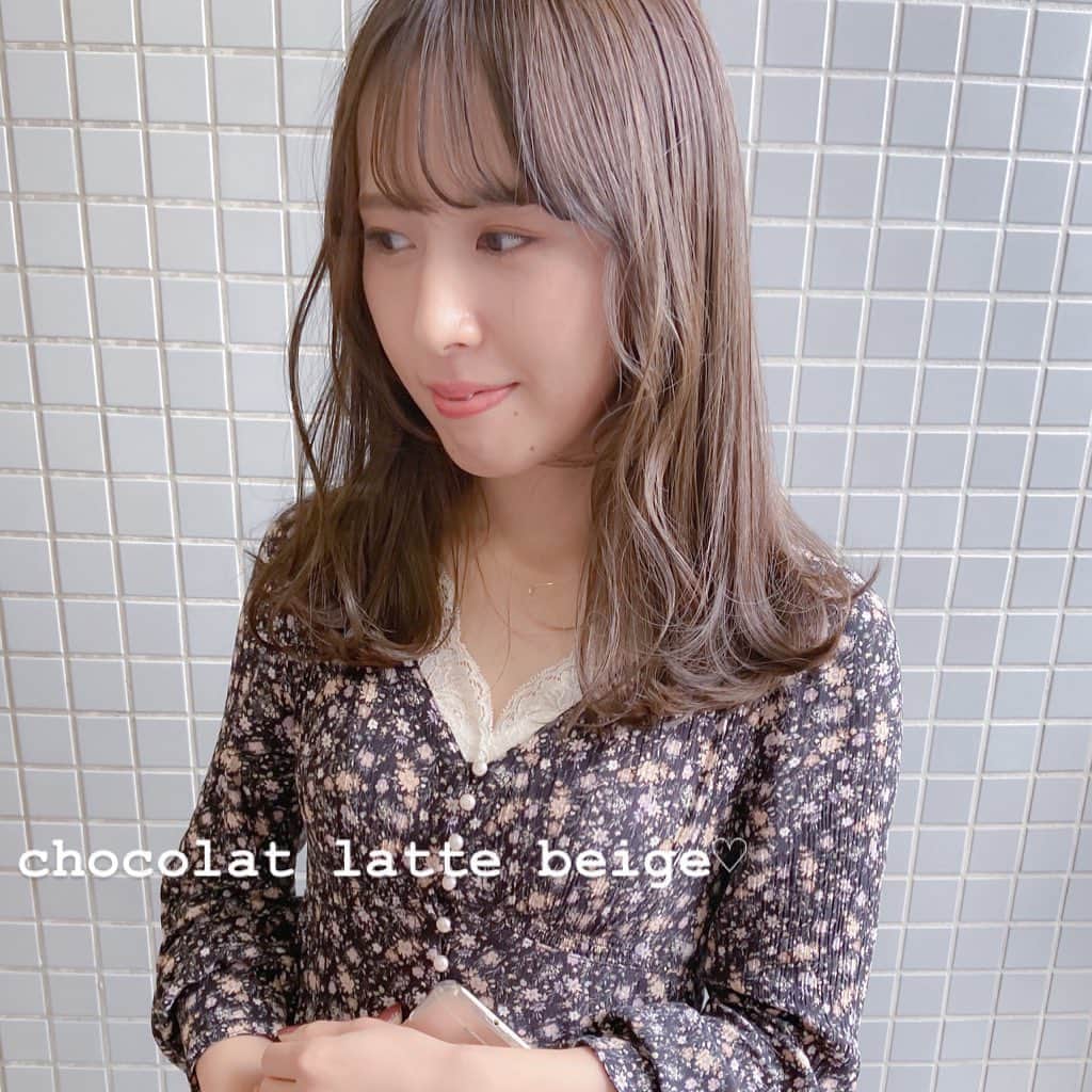 佃加菜さんのインスタグラム写真 - (佃加菜Instagram)「chocolat latte beige♡ 赤みのない柔らかいbeige🌼」12月19日 10時11分 - tsukuda_kana