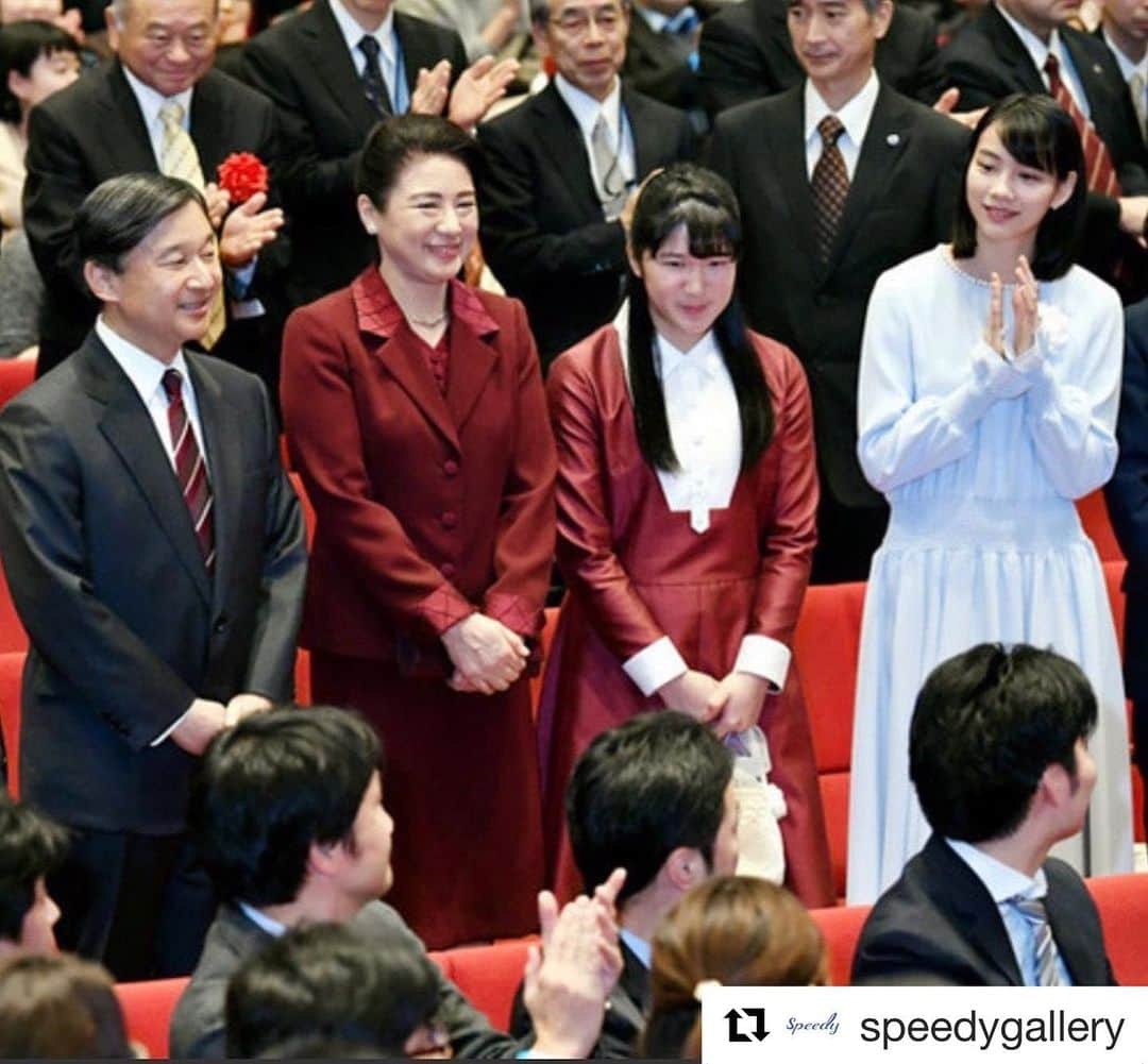 のインスタグラム：「#Repost @speedygallery with @get_repost ・・・ 祝！本日も速報！ みんなシェアしてね！ ---------- 天皇皇后両陛下、愛子さまと「この世界の片隅に」鑑賞（朝日新聞デジタル） - Yahoo!ニュース  https://headlines.yahoo.co.jp/hl?a=20191218-00000062-asahi-soci」