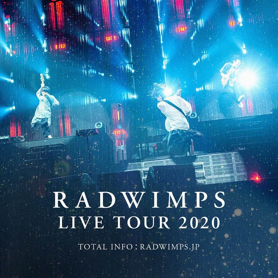 RADWIMPSさんのインスタグラム写真 - (RADWIMPSInstagram)「RADWIMPS LIVE TOUR 2020のチケット一般抽選販売が決定しました！﻿ 2020年元日より受付を開始します。﻿ 受付期間：2020年1月1日(水・祝)正午12:00～1月12日(日)23:59まで﻿ 詳細はhttps://radwimps.jp/tour2020/をご確認ください。﻿ ﻿ ﻿ General ticket sales(lottery) for Japan tour for 2020 will start from Jan 1st!﻿ Application period : From Jan 1st 12:00 to Jan 12th 23:59(UTC+9)﻿ For more info : https://radwimps.jp/tour2020/en/」12月19日 12時22分 - radwimps_jp