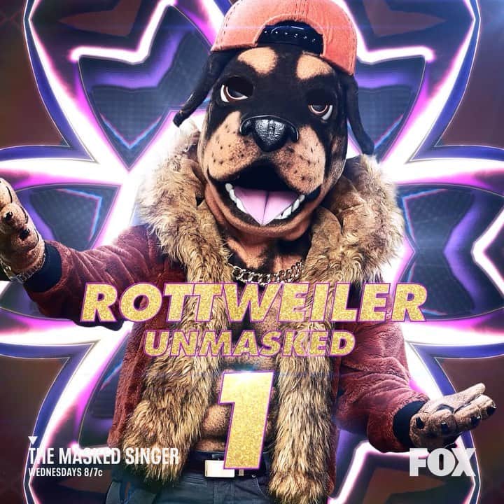 クリス・ドートリーのインスタグラム：「SURPRISE!!!!!!!! 🐶  This has been an incredible journey and and unforgettable experience!!!! So yeah... It was me behind the #RottweilerMask! Loved singing my heart out on the @maskedsingerfox stage. #TheMaskedSinger」