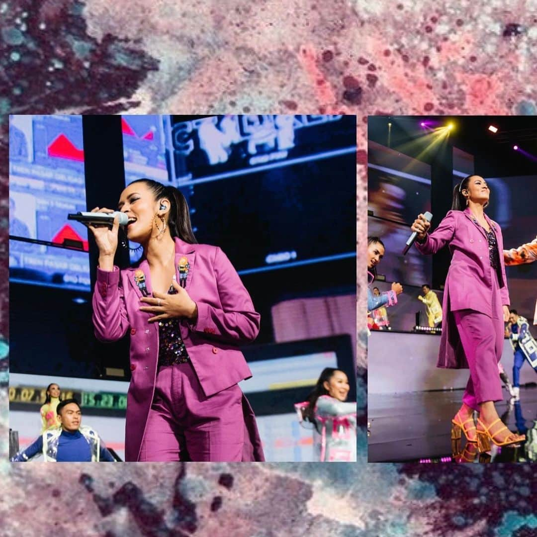 Raisa Andrianaさんのインスタグラム写真 - (Raisa AndrianaInstagram)「An entire row of pink!  Suit by @dibbaofficial  Styled by @astecat  Makeup by @bubahalfian  Hairdo by @ranggayusuf  Photo by @davianakbar」12月19日 19時24分 - raisa6690