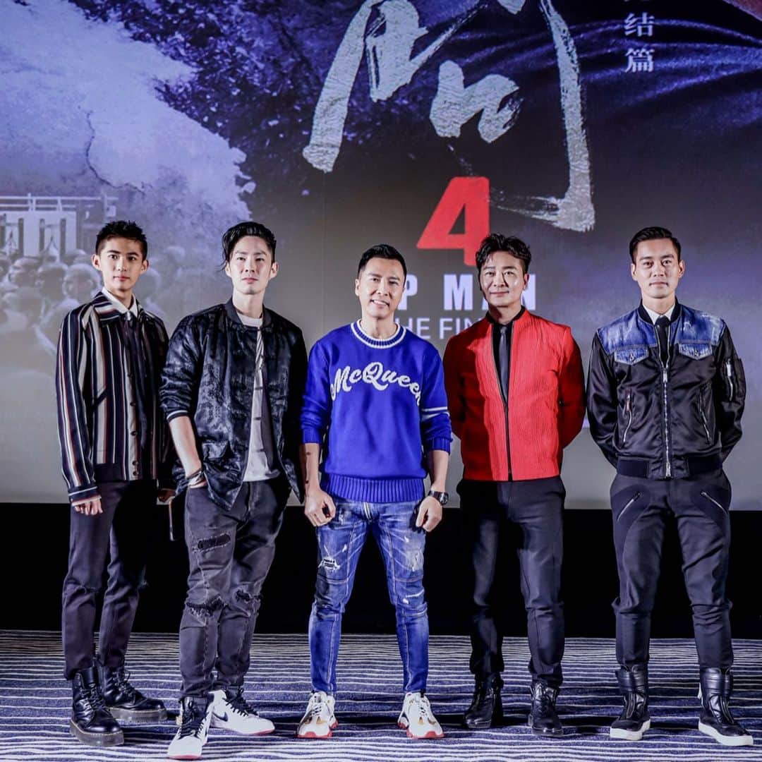 呉建豪のインスタグラム：「Thank You Beijing, for the amazing love and support! We had a blast @ipman4movie in theatres today💥👊☮ Gracias @kpee for the threads #beijingglowup 🤙」