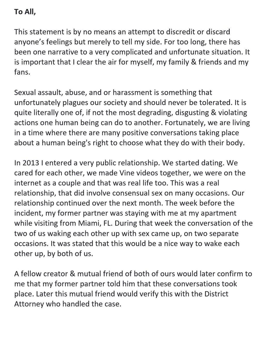 カーティス・ルポールのインスタグラム：「I wanted to make sure everyone on IG saw this. Please take a moment to read this statement. Thank you!」