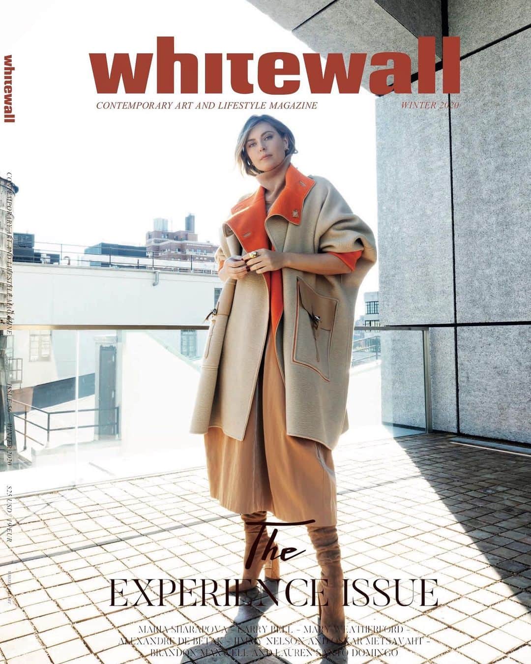 マリア・シャラポワのインスタグラム：「@whitewall.art Winter Issue 2019」