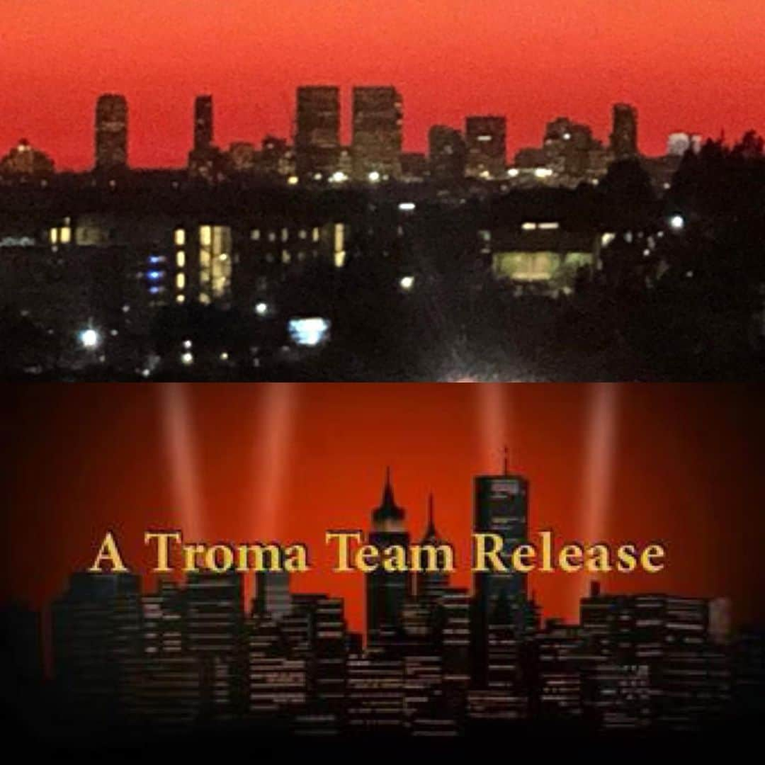 ショーン・ガンさんのインスタグラム写真 - (ショーン・ガンInstagram)「Top photo is an actual unaltered shot from my balcony. Bottom is the Troma logo, who I did my first movie with in 1994. #justwhenithoughtiwasouttheypullmebackin」12月20日 8時02分 - thejudgegunn