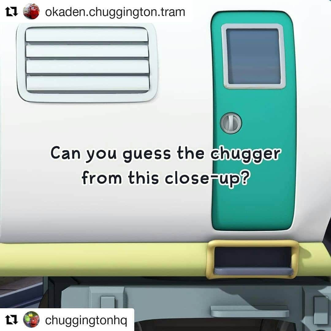 岡山放送さんのインスタグラム写真 - (岡山放送Instagram)「#Repost @okaden.chuggington.tram (@get_repost) ・・・ ＊ このチャガーは… 誰かな❓  #クイズ #チャガー #chuggington #chuggingtontrain #chugger #おかでんチャギントン #クローズアップ #当ててみて #guess  #Repost @chuggingtonhq (@get_repost) ・・・ Test your #Chuggington knowledge! Can you guess the chugger from this close up? 🤔  GO！GO！チャギントンは毎週日曜あさ6時15分～好評放送中！  #8ch#OHK#岡山放送」12月20日 21時44分 - ohk_official