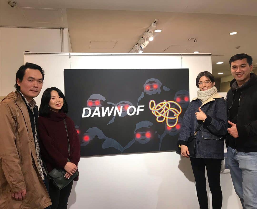 のインスタグラム：「My college roommate from NY has his paintings displayed at SEIBU department store!!!! Amazing work @umvso😭✨ It was a great show with many works from renown street artists. Highly recommend to visit this weekend if you are in the Shibuya/Harajuku area❤️ #popandstreet #seibu #shibuya #artmeetslife #8F @shibusei_seibu_shibuya  pop & street ■12月10日（火）～25日（水） ■ 東京都渋谷区宇田川町21-1  B館8階＝美術画廊・オルタナティブスペース ［月～土］午前10時～午後9時 ［日・祝休日］午前10時～午後8時」