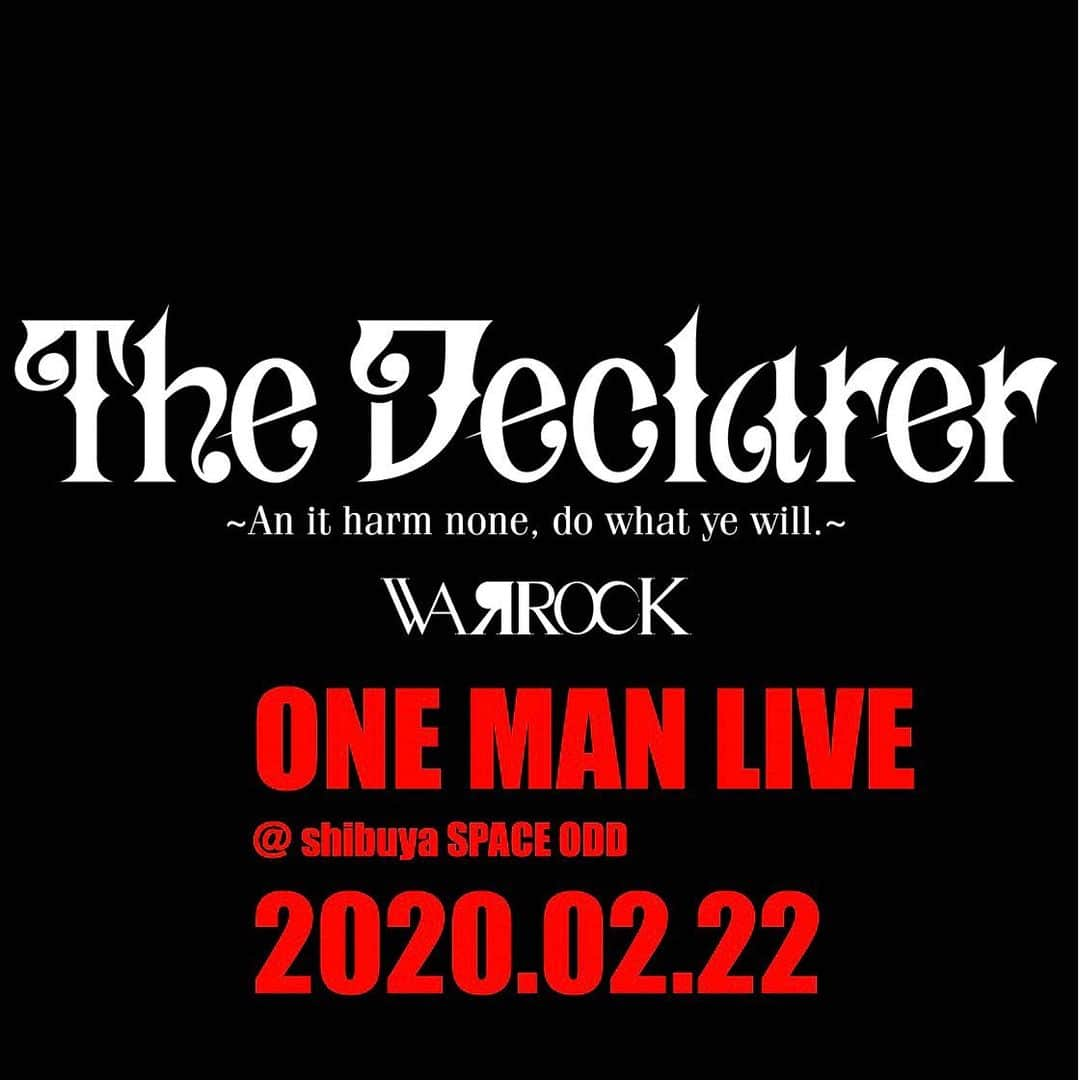 小林正典のインスタグラム：「- #WAЯROCK #小林正典 #thedeclarer  #20200222 #shibuyaspaceodd  #20200415 #release #album  #20200419 #shibuyaocrest  #バンドやろうぜ  #仮面ライダーグリス #number24  #ビックリマンザステージ」