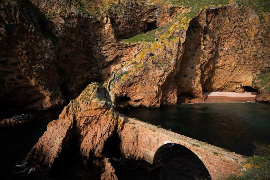 National Geographic Travelさんのインスタグラム写真 - (National Geographic TravelInstagram)「Photo by @krystlejwright | The colorful textures of Berlenga Island can be seen from the São João Baptista fort, a popular summer destination off the coast of Peniche, Portugal.」12月20日 18時08分 - natgeotravel