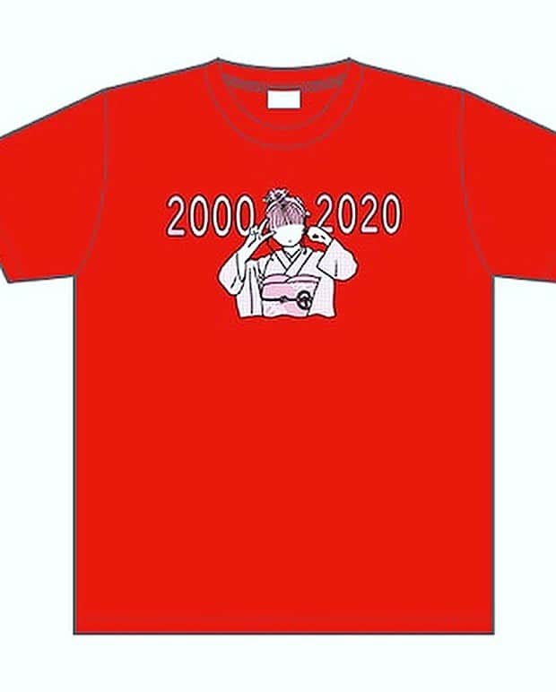田島芽瑠さんのインスタグラム写真 - (田島芽瑠Instagram)「明日から生誕グッズが販売されます💕﻿ ﻿ ２０歳の記念となる生誕Tシャツと生誕タオル！﻿ どちらも前撮りを元にデザインしました☺️✨﻿ ﻿ Tシャツは2000年〜2020年で２０歳になったよって感じ﻿ ↑わかる？笑﻿ ﻿ タオルは、振袖のデザインをそのまま使っていただきました！﻿ ﻿ どちらもとってもお気に入り❤︎﻿ AKBグループショップで明日の10時から販売開始です！﻿ ﻿ わからない方はストーリーにURL貼っとくからswipeして飛んでね☺️」12月20日 18時53分 - meru_chan_official