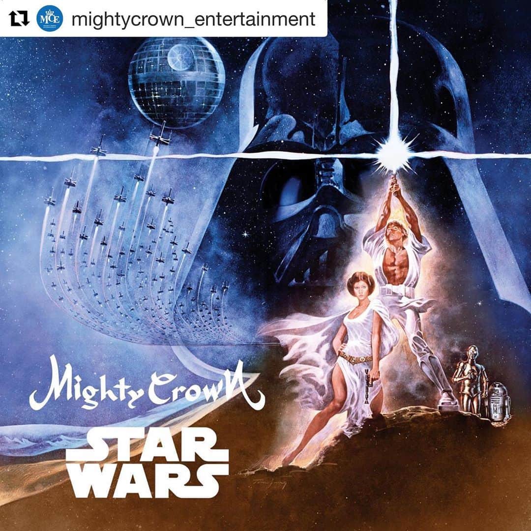 MIGHTY CROWNのインスタグラム：「Coming soon!  #Repost @mightycrown_entertainment with @get_repost ・・・ Mighty Crown×STAR WARS Coming soon…👑 ・ ・ ・ @mightycrown @mastasimon @samicrown_lens @cojiecrown @ninjacrown @irishandchin ・ #mightycrown #starwars」