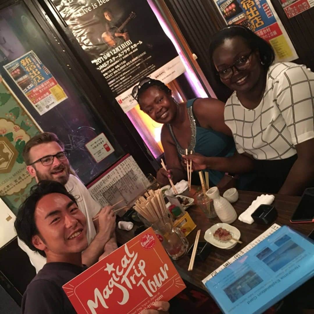 MagicalTripさんのインスタグラム写真 - (MagicalTripInstagram)「Hello! This is Magical Trip @magicaltripcom. We are introducing the experiences we are offering in Japan 🇯🇵 * * Today we picked【Hiroshima Bar Hopping Tour 】. * * You may think that there are lots of things to do in the daytime in Hiroshima but not much at night. Yes, for sure, we have Hiroshima Peace Memorial and Miyajima, which I know are the reasons why you are visiting  Hiroshima. But we really want you to experience the nightlife of Hiroshima too. The locals are hanging out at night after their work or study,  so you definitely should hang around at night if you wanna be a part of the local life. So, what exactly are we going to do on this bar hopping? * * ①Hop through 3 local bars and Try out the best local food and drinks picked by our Hiroshima local guides! Hiroshima-style okonomiyaki, oysters and horumon tempura, sake...etc😋 * ②Interact with other friendly local bargoers and get a real sense of the culture, food and the people.  If you’re wondering what to do in Hiroshima at night, please come join us and feel free to ask us any questions via the direct message! @magicaltripcom  #magicaltrip #magicaltripcom #magicaltripjapan #japantravel #japantrip  #japantours #osakatrip #osakatravel #kyototrip #kyototravel #hiroshimatrip #hiroshimatravel #hiroshima #japan  #hiroshimabombing #hiroshimacafe #hiroshimajapan #hiroshimafood #hiroshimapeacememorial #hiroshimapeacememorial #hiroshimapeacememorialpark #hiroshimapeacememorialmuseum #hiroshimanightlife #hiroshimanight #hiroshimastay #nara #narajapan #japanatnight #kyotonight #osakanight」12月20日 21時00分 - magicaltripcom