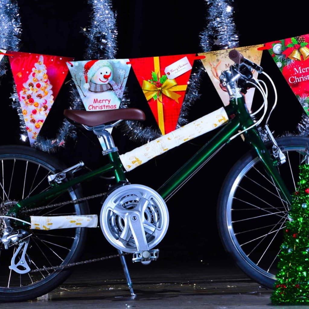 RITEWAY -Official Instagram-さんのインスタグラム写真 - (RITEWAY -Official Instagram-Instagram)「Merry Christmas bike! 子供向け20インチクロスバイク「シェファードシティキッズ20」クリスマス限定セットモデル。」12月20日 21時13分 - riteway_bike