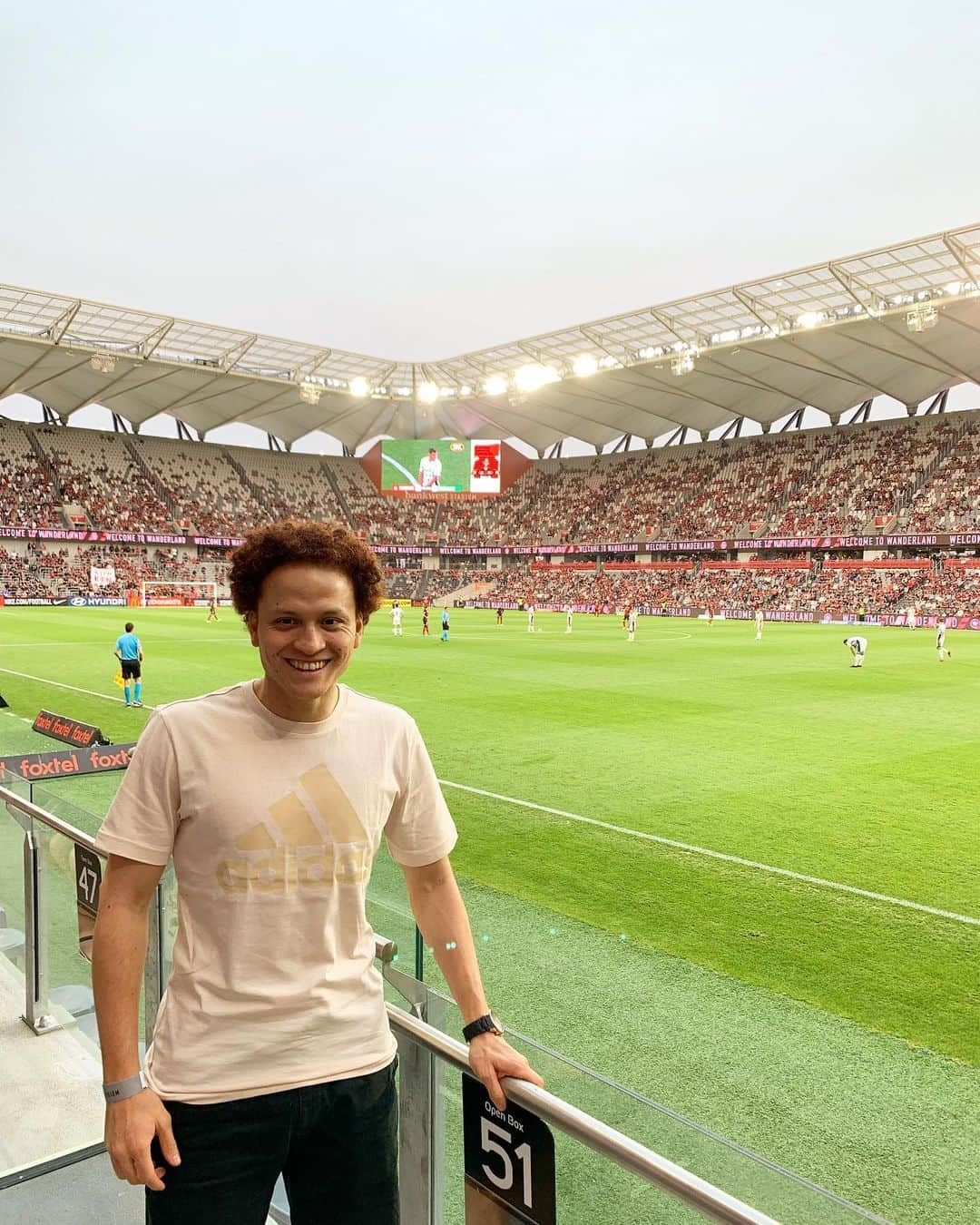 ムスタファ・アミニさんのインスタグラム写真 - (ムスタファ・アミニInstagram)「Back home watching the A league 🇦🇺⚽️🏟😀 #australia #football #bankwest #stadium #amazing」12月21日 7時44分 - mustafaamini