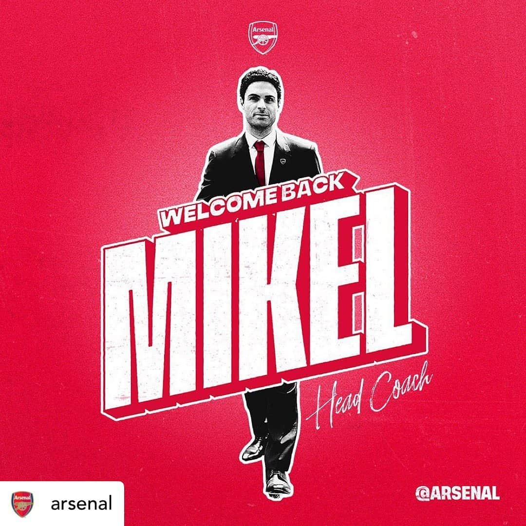 プレミアリーグさんのインスタグラム写真 - (プレミアリーグInstagram)「@mikelarteta, former club captain, returns to @arsenal, taking charge from Sunday 👊  #repost • @arsenal WELCOME BACK! 👋  #Arsenal #Arteta #Gunners #AFC #COYG #MikelArteta」12月20日 23時09分 - premierleague