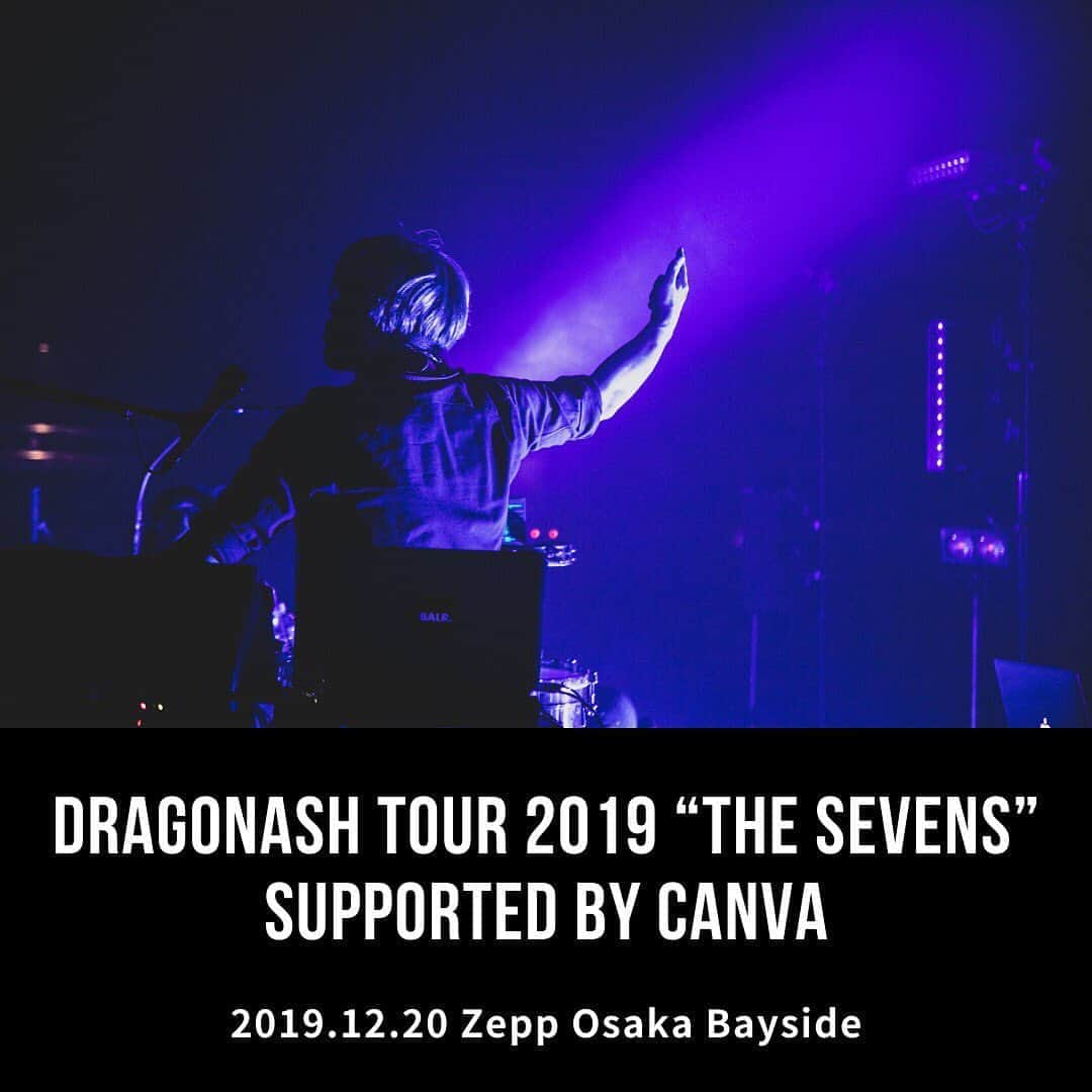 Dragon Ashさんのインスタグラム写真 - (Dragon AshInstagram)「DRAGONASH TOUR 2019 "THE SEVENS" supported by Canva @Zepp Osaka Bayside  #DA_livephoto photo by @nekoze_photo」12月21日 1時30分 - dragonash_official