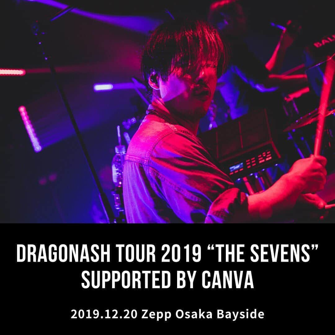 Dragon Ashさんのインスタグラム写真 - (Dragon AshInstagram)「DRAGONASH TOUR 2019 "THE SEVENS" supported by Canva @Zepp Osaka Bayside  #DA_livephoto photo by @nekoze_photo」12月21日 1時30分 - dragonash_official