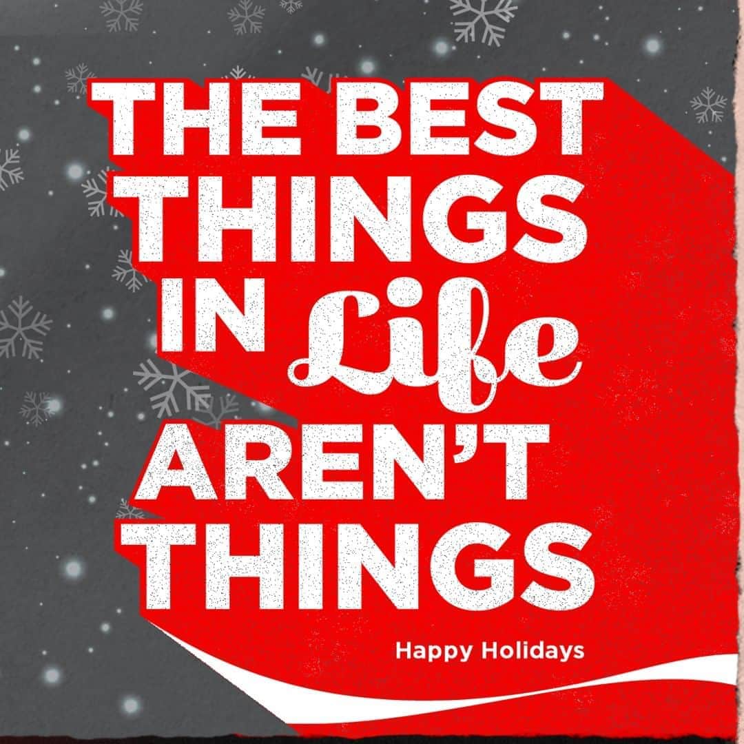 Coca-Colaのインスタグラム：「Friends and family. Hugs and happiness. What are your favorite gifts? 🎁」