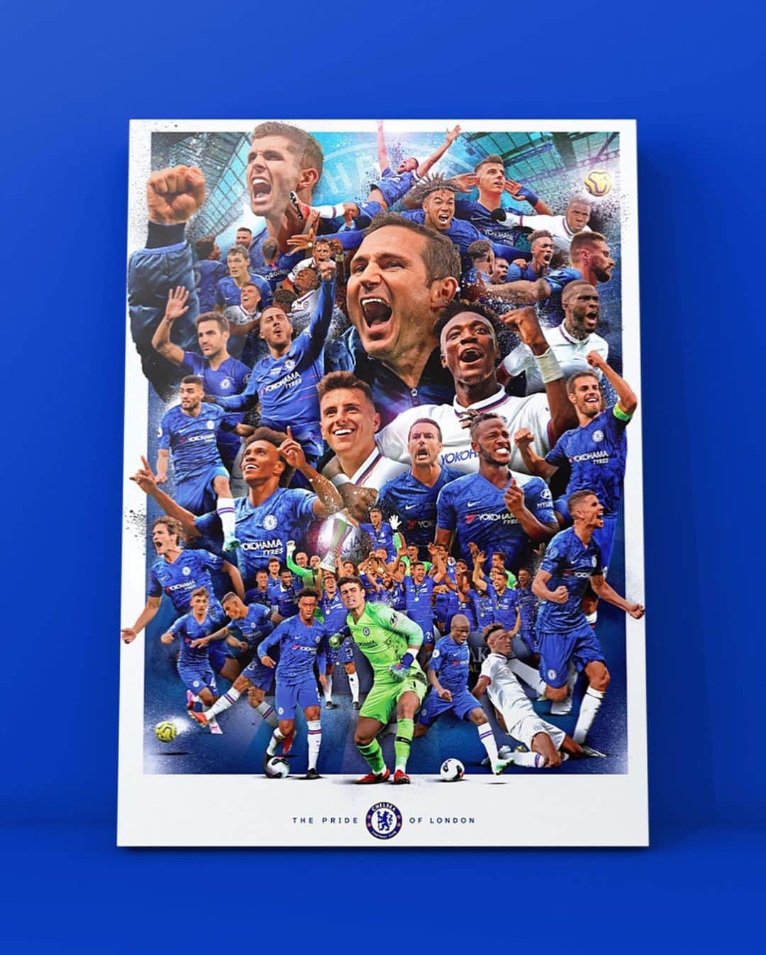 チェルシーFCさんのインスタグラム写真 - (チェルシーFCInstagram)「Chelsea in 2019! 💙 Only 100 limited edition prints available. Be quick and get yours! #CFC #Chelsea」12月21日 3時08分 - chelseafc