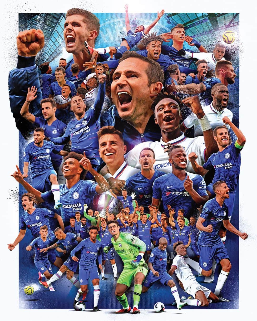 チェルシーFCさんのインスタグラム写真 - (チェルシーFCInstagram)「Chelsea in 2019! 💙 Only 100 limited edition prints available. Be quick and get yours! #CFC #Chelsea」12月21日 3時08分 - chelseafc
