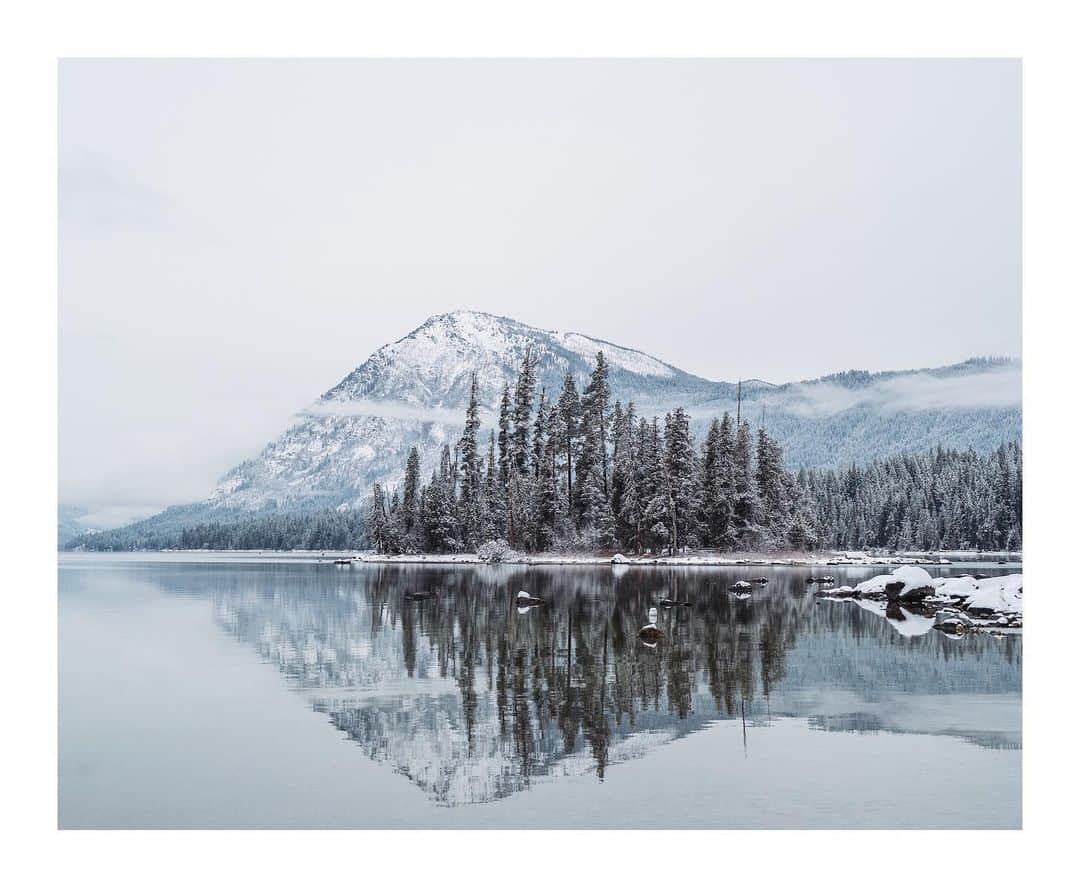 Cory Staudacherのインスタグラム：「Lake Wenatchee」