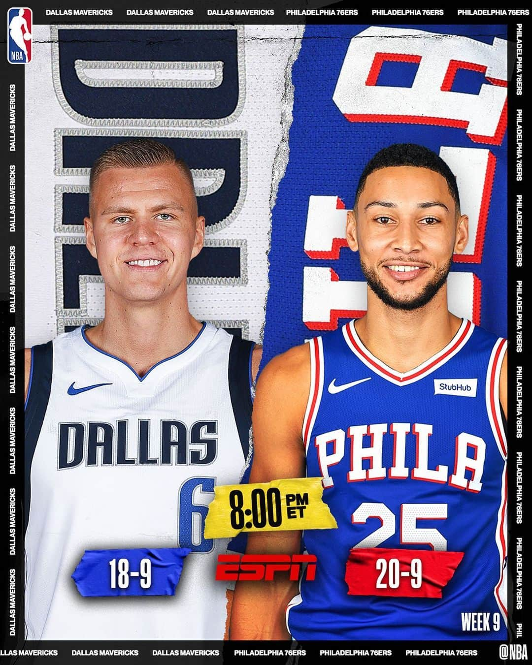 NBAさんのインスタグラム写真 - (NBAInstagram)「The NBA’s best home team @sixers (14-1, .933) hosts the second best road team @dallasmavs (10-2, .833) TONIGHT on ESPN!」12月21日 4時08分 - nba