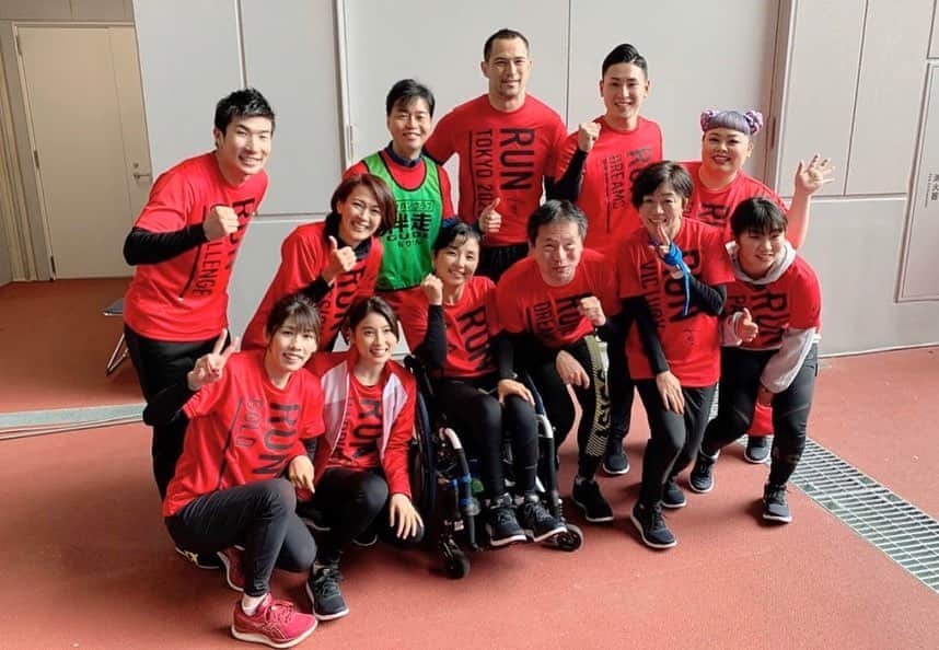中村貴咲のインスタグラム：「新国立競技場をファーストランしてきました。 国立競技場のデカさに驚きました!! 楽しかったーです。 素敵な時間をありがとうございました❤️ フィッシャーズに会えて嬉しい! #RunforX #RUNforPASSION #ASICS」