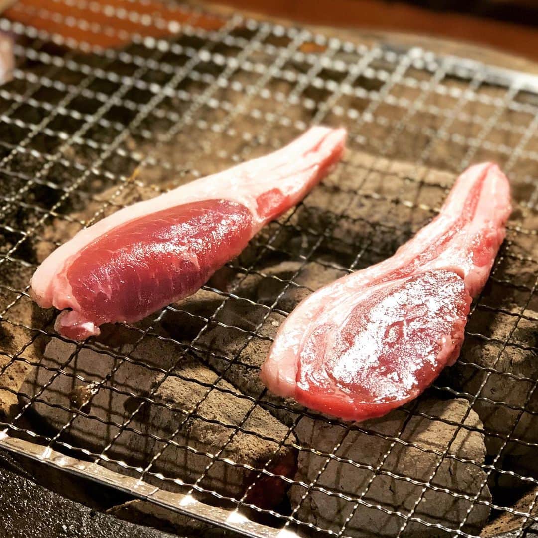 鈴木央紹のインスタグラム：「お昼からラム焼肉と味噌ラーメン！ #ラム肉 #ラムロイン #味噌ラーメン #冬季限定 #ヒサログ」