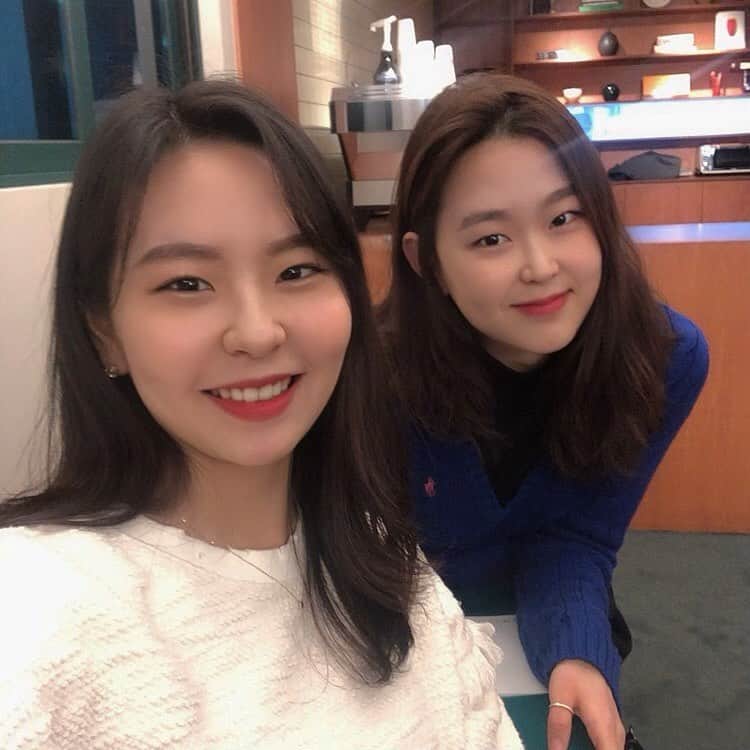 キム・ナヒョンのインスタグラム：「만써니 봤지렁 ♪L(´▽｀L )♪」