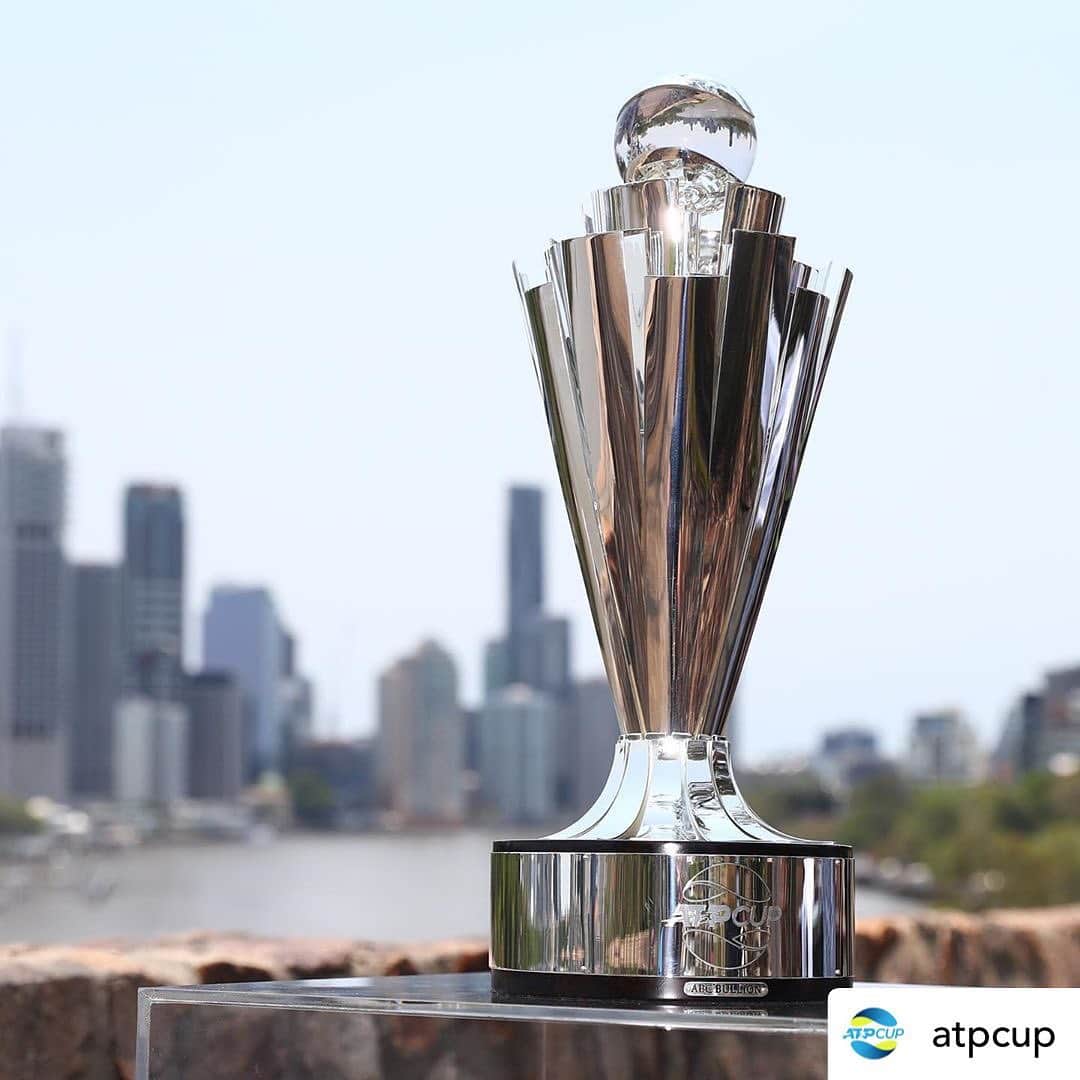 ATP World Tourさんのインスタグラム写真 - (ATP World TourInstagram)「🚨 Introducing the newest prize in tennis 🚨  The @atpcup trophy 🏆」12月21日 15時19分 - atptour