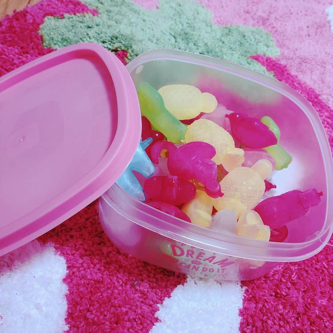 のインスタグラム：「🦄💖🍓🦄💖🍓🦄💖🍓 . もりあり家のアイスキューブの 保管方法聞かれたのでここで🙊🍓 . 新しい氷と一緒のところに置くのが嫌なので…🙃💔 ピンクのタッパーに入れてるよ〜🦄💖 . アイスキューブめっちゃ便利🥰💖 . なんか昔からフラミンゴがすきなので 夏にフラミンゴ見ると涼しくなってた🤣💖 . . . #インスタ映え #映え #ピンク #pink #icecube #japanesekawaii #kitchen #キッチングッズ #instagood #cute #love #かわいい #instalike #follow #アイスキューブ #cafe #japan #lunch #sweets #pinkhouse #ピンク好きにはたまらない #flamingo #ピンク好き #お洒落さんと繋がりたい #今日のファッション #女子力up #いちご #ピンク好きすぎる #ピンクカフェ #ピンク好きな人と繋がりたい」