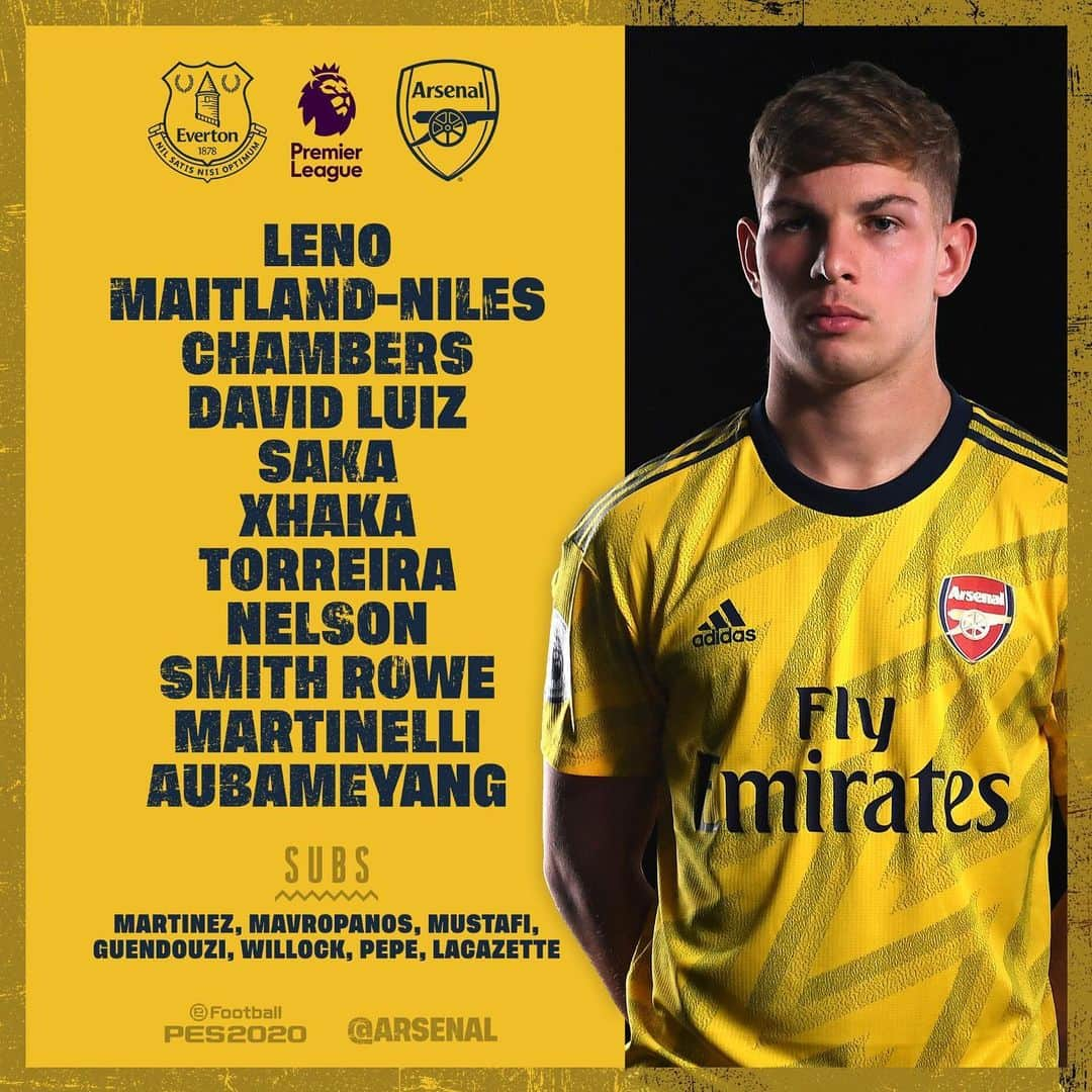 アーセナルFCさんのインスタグラム写真 - (アーセナルFCInstagram)「🌟 Emile Smith Rowe gets his first start in the Premier League! 🌟 #afc #arsenal #coyg #gunners」12月21日 20時35分 - arsenal