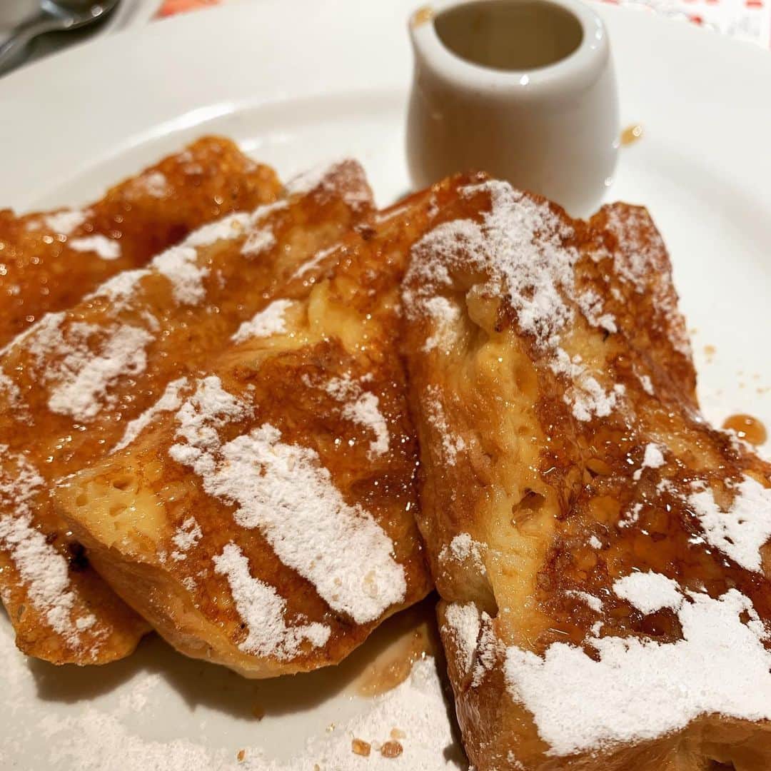 のってんのインスタグラム：「フレンチトースト、無限に食べられる説」