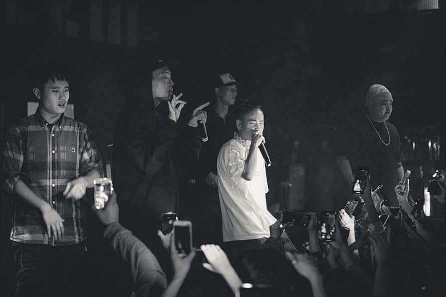 room onziemeのインスタグラム：「•﻿ ﻿ 【Archive】﻿ ﻿ -----------------------------------﻿ ﻿ 2019.09.16 (Mon) ﻿ ﻿ Taeyoung Boy ﻿ “HOWL OF YOUNGTIMZ & TOPBOY”﻿ RELEASE PARTY﻿ supported by ROOMBASE ﻿ ﻿ ■GUEST ARTIST﻿ Normcore Boyz  @normcore_boyz﻿ ﻿ ﻿ ﻿ photo by @leoyoulagi﻿ -----------------------------------﻿ #ROOM #ROOMBASE」