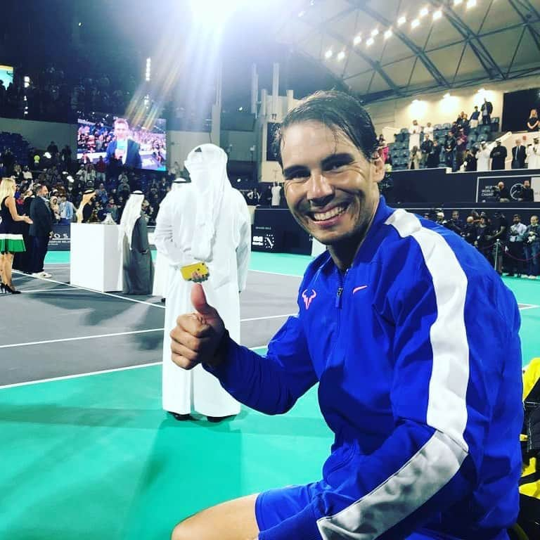 ラファエル・ナダルさんのインスタグラム写真 - (ラファエル・ナダルInstagram)「Vamos!!!💪🏻🎾 #mwtc  @mubadalawtc」12月22日 3時39分 - rafaelnadal