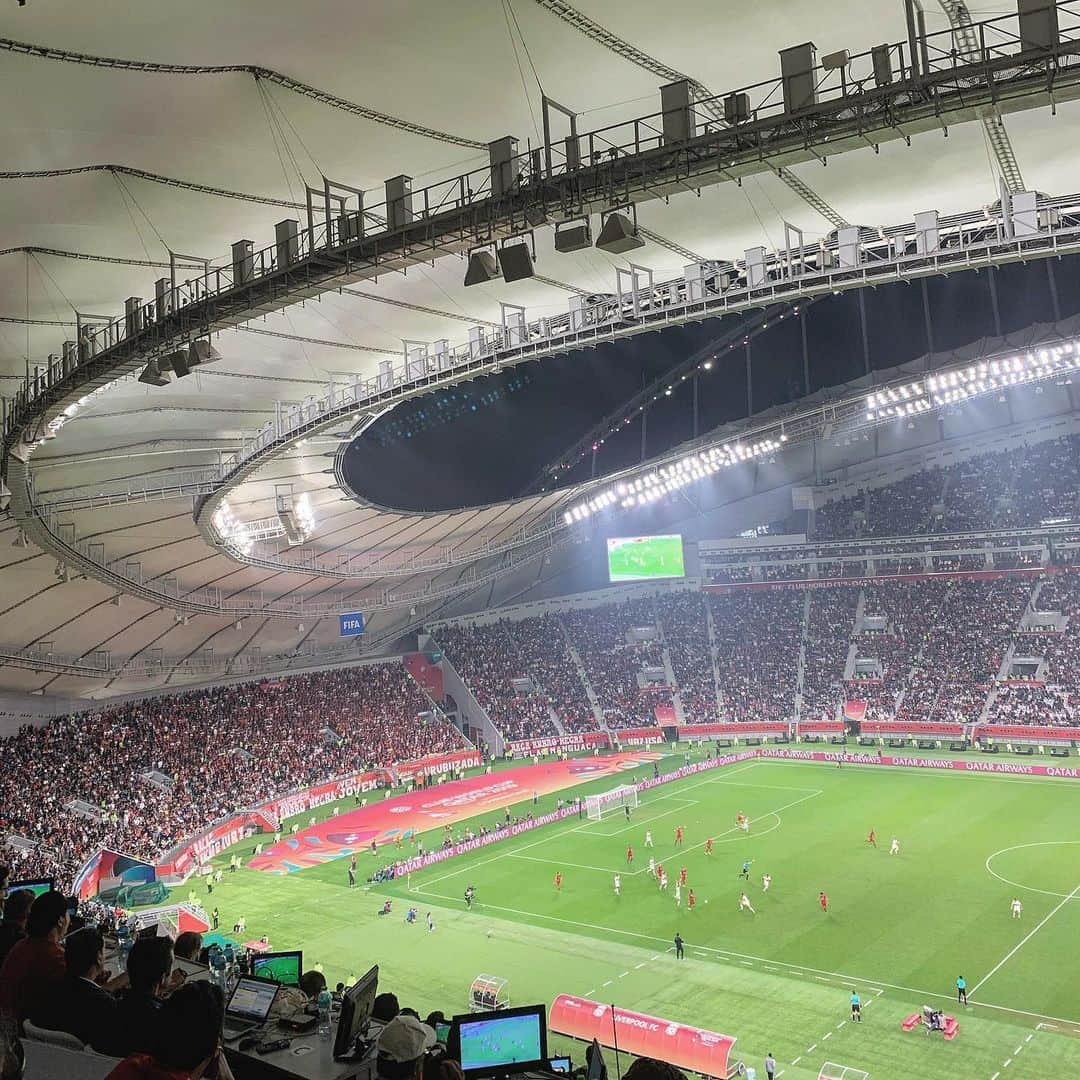 百瀬俊介さんのインスタグラム写真 - (百瀬俊介Instagram)「CLUB WORLD CUP QATAR 2019🇶🇦 FINAL MATCH ‼︎ Liverpool FC🇬🇧 vs CR Flamengo🇧🇷 Tiempo extra 1-0 ganador y campeón es Liverpool FC👏👏👏 Felicidades CAMPEÓN 🏆 #cwc2019 #fifa #qatar #khalifainternationalstadium #finalmatch #liverpool #flamengo #alhilal #monterrey #qatarairways」12月22日 5時16分 - momose_shunsuke