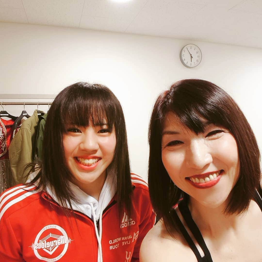 KAORUさんのインスタグラム写真 - (KAORUInstagram)「2019.12.21 仙女・年内最終戦 新潟、アオーレ長岡大会  ありがとうございました(*^^*) #Marvelouspro #仙女 #長岡 #最終戦 #KAORU #星月芽依」12月22日 6時21分 - yukisaku_88