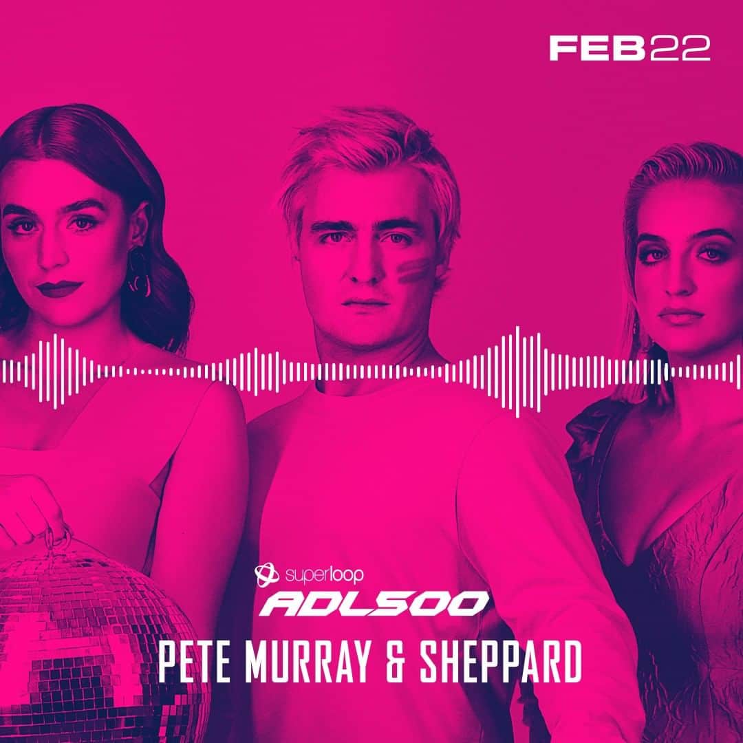 シェパードのインスタグラム：「This'll be a big one for us. First time co-headlining the Adelaide 500, with none other than the legendary Pete Murray. We're stoked for the opportunity and can't wait to put on a killer show for Adelaide 🙂」