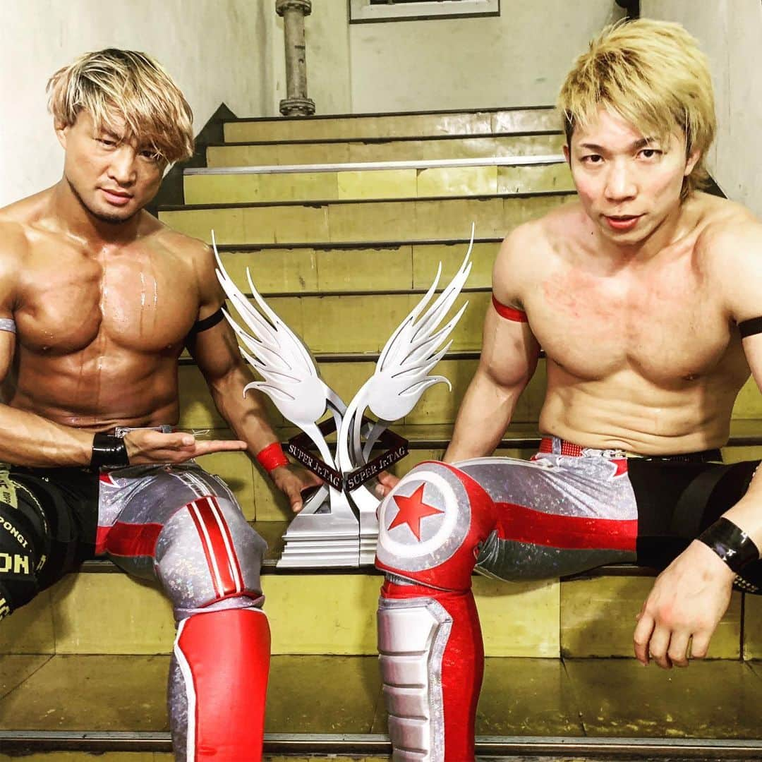 新日本プロレスさんのインスタグラム写真 - (新日本プロレスInstagram)「#SuperJrTagLeague2019 WINNER!! 🏆🏆 #SHO and #YOH !! #RPG3K #新日本プロレス #プロレス #njwk14 #njpw」12月22日 12時46分 - njpw1972