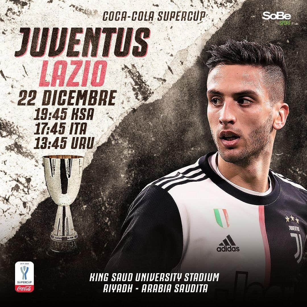 ロドリゴ・ベンタンクールのインスタグラム：「#Riyadh #JuveLazio #CocaColaSupercup 🏆」