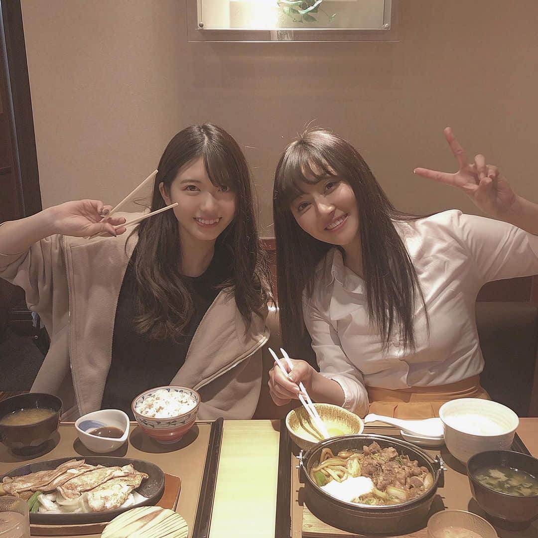 木戸楓のインスタグラム：「まなみんとごはん #foodstagram #instagood」